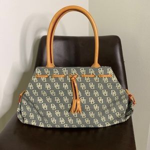 Dooney & Bourke Grey Monogrammed handbag.